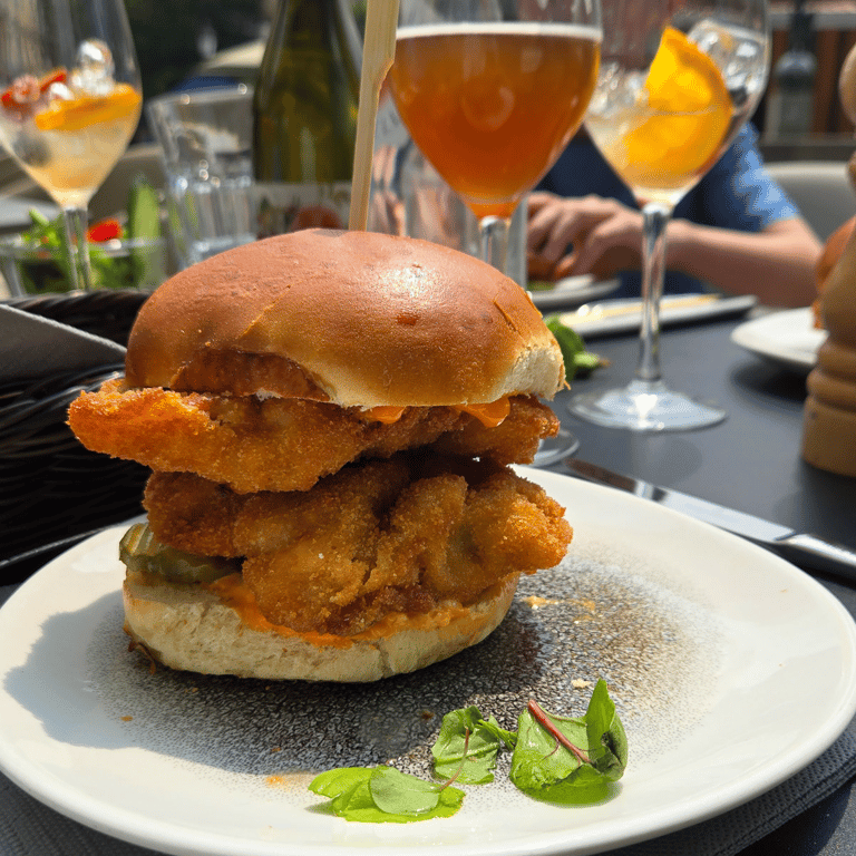 Fried chicken sandwhich