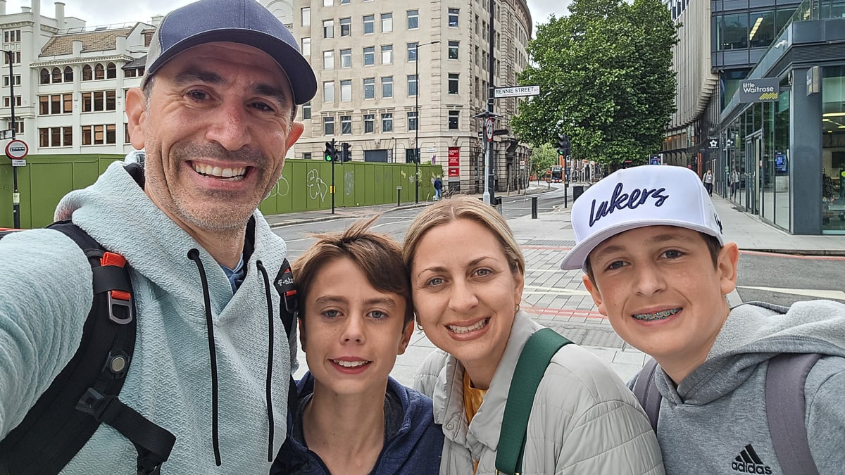 Selfie Near Hotel in Southwark