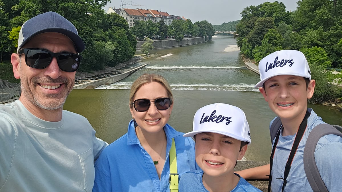 Selfie by Isar River