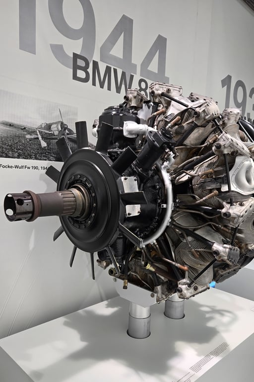 BMW motor used in WWII airplanes