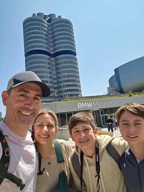 Selfie outside the BMW Museum