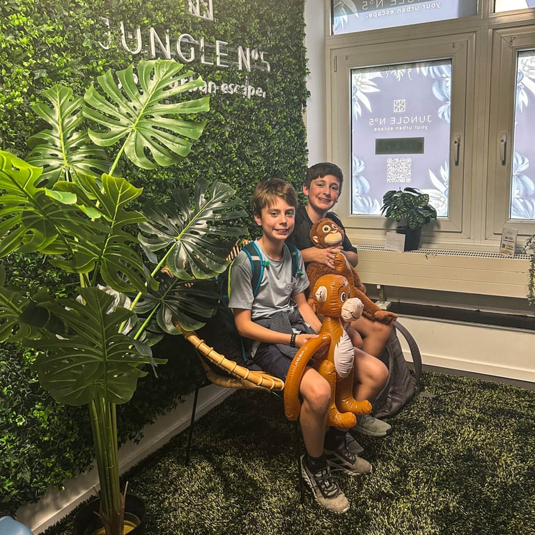 Max and Tyler in the Jungle