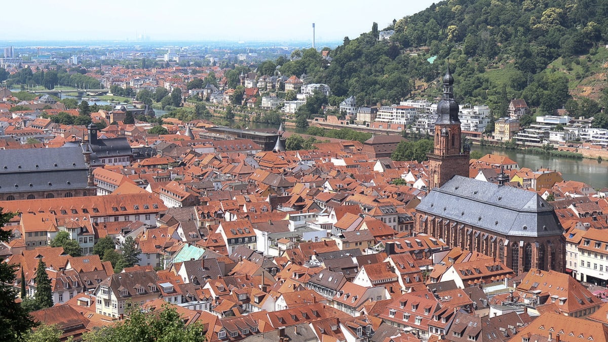 View of Heidelberg from Castle