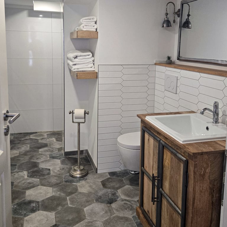 Beautifully renovated bathroom