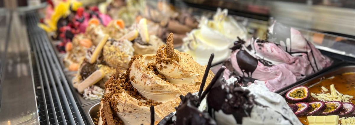 Endless ice cream options