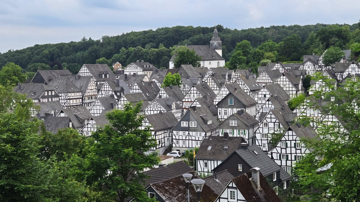 Panoramic view of Freudenberg